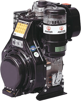 Antor 3LD510 Dizel Motor 12HP Marşlı İnşaat Makinası İçin